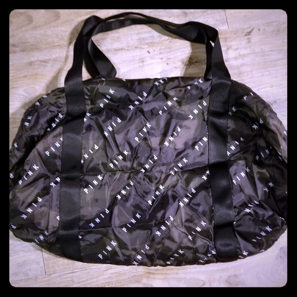 PINK Victoria's Secret Handbags - VICTORIA SECRET PINK PACKABLE DUFFLE